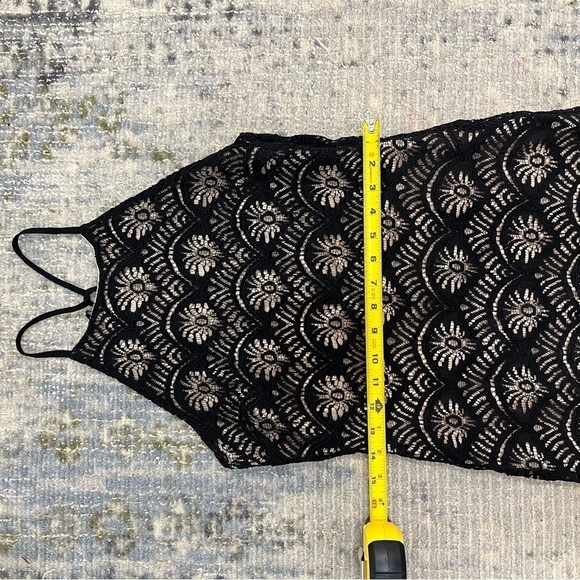 Monteau black lace dress. Like new. - Picture 11 of 13